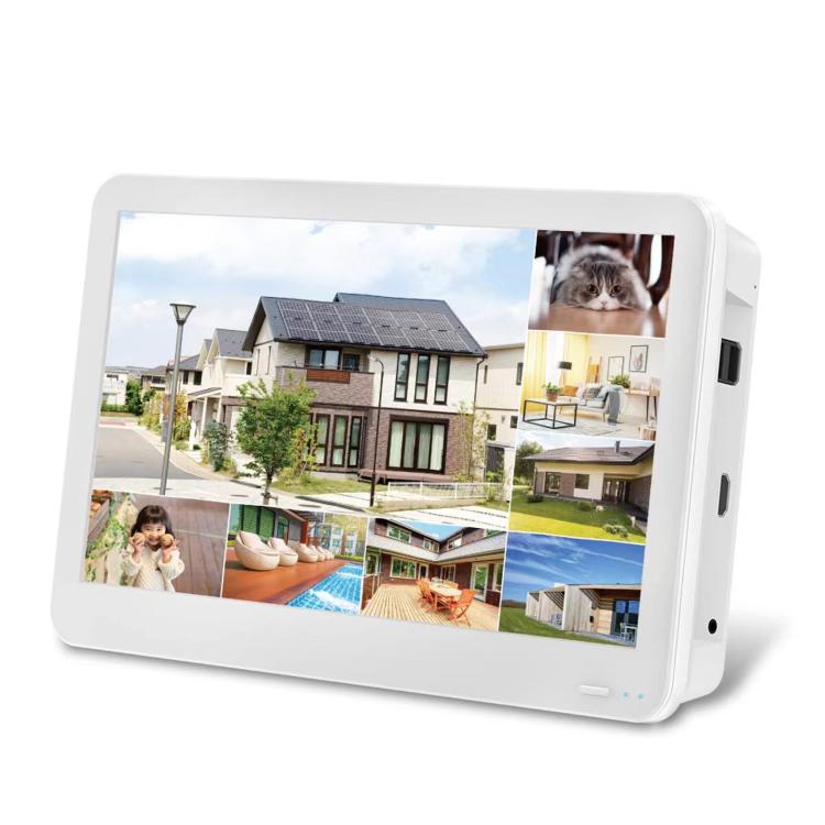 4K 8MP POE NVR With 11.6-Inch Monitor H.265 Network Video Recorder For Security Camera System, 4CH, 8CH
