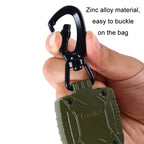Outdoor Fishing Zinc Alloy Retractable Metal Hanging Buckle, 6862