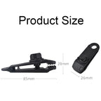 Tent Additional Pull Point Shark Clips Outdoor Camping Canopy Windproof Clip, 1PC (Mud-color), 1PC (Dark Green)