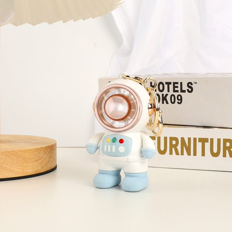 6092 Cartoon Astronaut Fan With Lanyard Portable Mini USB Charging Fan, 6092 Light Blue, 6092 Pink, 6092 Dark Gray