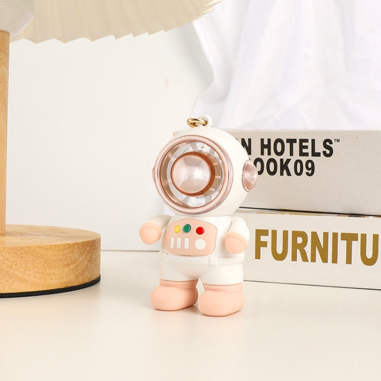 6092 Cartoon Astronaut Fan With Lanyard Portable Mini USB Charging Fan, 6092 Light Blue, 6092 Pink, 6092 Dark Gray