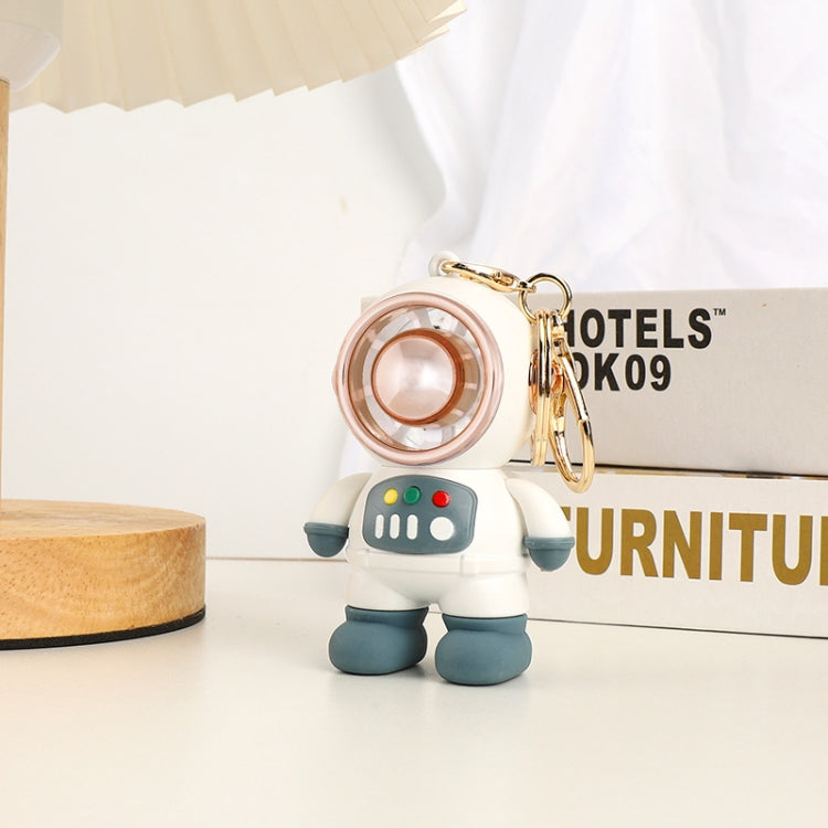 6092 Cartoon Astronaut Fan With Lanyard Portable Mini USB Charging Fan, 6092 Light Blue, 6092 Pink, 6092 Dark Gray