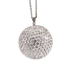 Car Diamond Crystal Ball Rearview Mirror Decoration Pendant