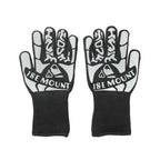 ISE MOUNT Outdoor Camping Heat Insulation Anti-scald Gloves BBQ Thicken Non-slip Gloves