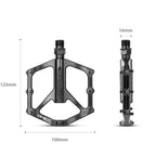 PROMEND PD-M29 1pair DU Bearings Pedal Aluminum Mountain Car Peilin Riding Foot Pedal, PD-M29