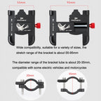PROMEND SJJ-297 Aluminum Alloy Rotation Adjustable Bicycle Mobile Phone Bracket, SJJ-297