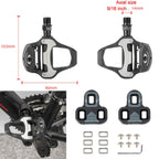 PROMEND PD-R95P 1pair Pedalway Road Bicycle Self-lock With Lock Film Nylon Lock Light Amount Foot Pedal, PD-R95P