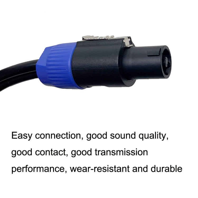 Male To Male Four Core Ohm Cable Audio Cable Ring Stage Speaker Cable, 0.5m, 1m, 1.5m, 3m, 5m, 10m, 15m