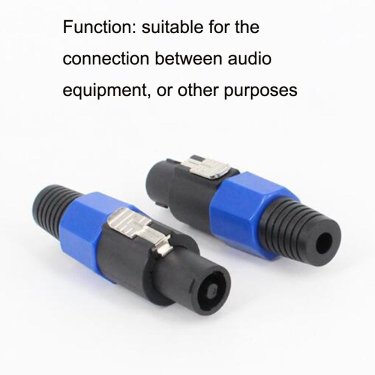 Male To Male Four Core Ohm Cable Audio Cable Ring Stage Speaker Cable, 0.5m, 1m, 1.5m, 3m, 5m, 10m, 15m