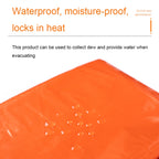 Portable Aluminum Film Outdoor Emergency Warming Triangular Tent