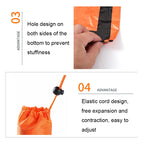 Portable Aluminum Film Outdoor Emergency Warming Triangular Tent