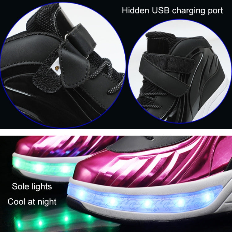 Small Four-Wheeled Walking Shoes Children Luminous Deformation Roller Shoes, 33, 34, 35, 36, 37, 38, 39, 40