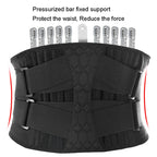 Men Steel Plate Squatting Weightlifting Exercise Use Waist and Abdominal Belt, Size:, M, L, XL