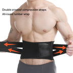 Men Steel Plate Squatting Weightlifting Exercise Use Waist and Abdominal Belt, Size:, M, L, XL