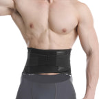 Men Steel Plate Squatting Weightlifting Exercise Use Waist and Abdominal Belt, Size:, M, L, XL