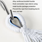 KLY829 Camping Indoor Hammock Outdoor Swing, Style:, Classic Single Royal Blue, Classic Single Beige, Classic Single Gray, Classic Dual Royal Blue, Classic Dual Beige, Classic Dual Gray, Single Reinforcement Anti-rollover Royal Blue                    ...