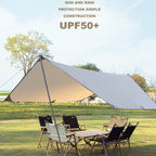 Outdoor Camping Tent, Style:, Vinyl Sunscreen Hexagon 4x3m Gold, Vinyl Sunscreen Hexagon 4.5x4.2m Gold, Vinyl Sunscreen Hexagon 5.5x4.4m Gold, Vinyl Sunscreen Hexagon 4x3m Sky Blue, Vinyl Sunscreen Hexagon 4.5x4.2m Sky Blue                             ...