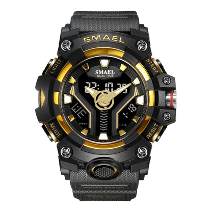 SMAEL 8075 Multi-function Waterproof Night Light Outdoor Watch