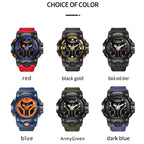 SMAEL 8075 Multi-function Waterproof Night Light Outdoor Watch