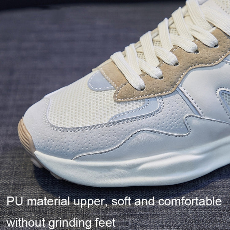 LY-982 Breathable and Comfortable Running Shoes PU Stitching Mesh Casual Shoes, 35, 36, 37, 38, 39, 40