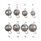 10pcs Fast Hanging Lead Pendant Lure Insertion Lead Inverted Lead, Specification: 3g, 3g, 5g, 7g, 10g, 12g, 14g, 18g, 21g
