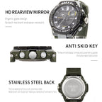 SMAEL 8066 Outdoor Electronic Sports Watch Alloy Colorful Multifunctional Men Watch
