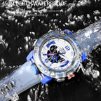 SMAEL 8058 Outdoor Sports Multifunctional Waterproof Electronics Watch