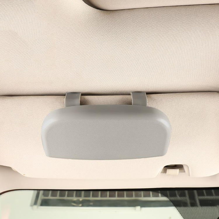 Multifunctional Car Glasses Box Car Sunshine Board Tickets Glasses Clamp, Back Double Snap Grey, Back Double Snap Beige, Back Double Snap Black, Back Double Snap Red