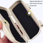 Multifunctional Car Glasses Box Car Sunshine Board Tickets Glasses Clamp, Back Double Snap Grey, Back Double Snap Beige, Back Double Snap Black, Back Double Snap Red