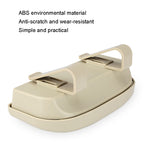 Multifunctional Car Glasses Box Car Sunshine Board Tickets Glasses Clamp, Back Double Snap Grey, Back Double Snap Beige, Back Double Snap Black, Back Double Snap Red