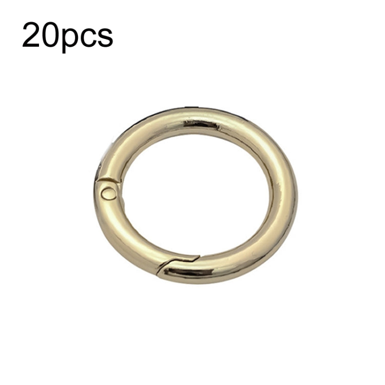 20pcs Zinc Alloy Spring Ring Metal Open Bag Webbing Keychain, 3 Points Silver, 4 Points Silver, 1 inch Black, 1 inch Silver, 4 Points Black, Inch 2 Light Gold, Inch 2 Silver, 5 Points Light Gold, 5 Points Black, 5 Points Silver, 6 Points Light Gold    ...