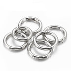 20pcs Zinc Alloy Spring Ring Metal Open Bag Webbing Keychain, 3 Points Silver, 4 Points Silver, 5 Points Silver, 6 Points Light Gold, 4 Points Light Gold, 6 Points Black, Inch 2 Black, 6 Points Silver, 3 Points Light Gold, 1 inch Light Gold, 3 Point Bl...