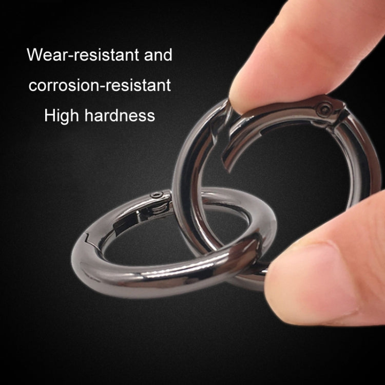 20pcs Zinc Alloy Spring Ring Metal Open Bag Webbing Keychain, 3 Points Silver, 4 Points Silver, 5 Points Silver, 6 Points Light Gold, 4 Points Light Gold, 6 Points Black, Inch 2 Black, 6 Points Silver, 3 Points Light Gold, 1 inch Light Gold, 3 Point Bl...