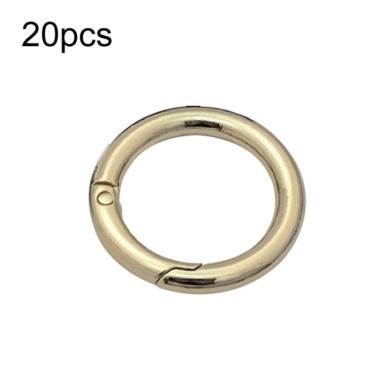 20pcs Zinc Alloy Spring Ring Metal Open Bag Webbing Keychain, 3 Points Silver, 4 Points Silver, 1 inch Black, 1 inch Silver, 4 Points Black, Inch 2 Light Gold, Inch 2 Silver, 5 Points Light Gold, 5 Points Black, 5 Points Silver, 6 Points Light Gold    ...