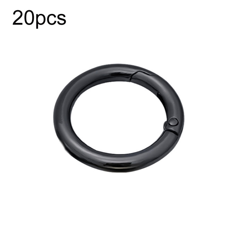 20pcs Zinc Alloy Spring Ring Metal Open Bag Webbing Keychain, 3 Points Silver, 4 Points Silver, 1 inch Black, 1 inch Silver, 4 Points Black, Inch 2 Light Gold, Inch 2 Silver, 5 Points Light Gold, 5 Points Black, 5 Points Silver, 6 Points Light Gold    ...