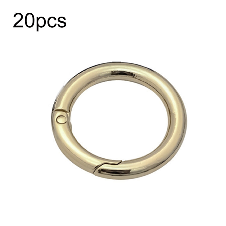 20pcs Zinc Alloy Spring Ring Metal Open Bag Webbing Keychain, 3 Points Silver, 4 Points Silver, 1 inch Black, 1 inch Silver, 4 Points Black, Inch 2 Light Gold, Inch 2 Silver, 5 Points Light Gold, 5 Points Black, 5 Points Silver, 6 Points Light Gold    ...