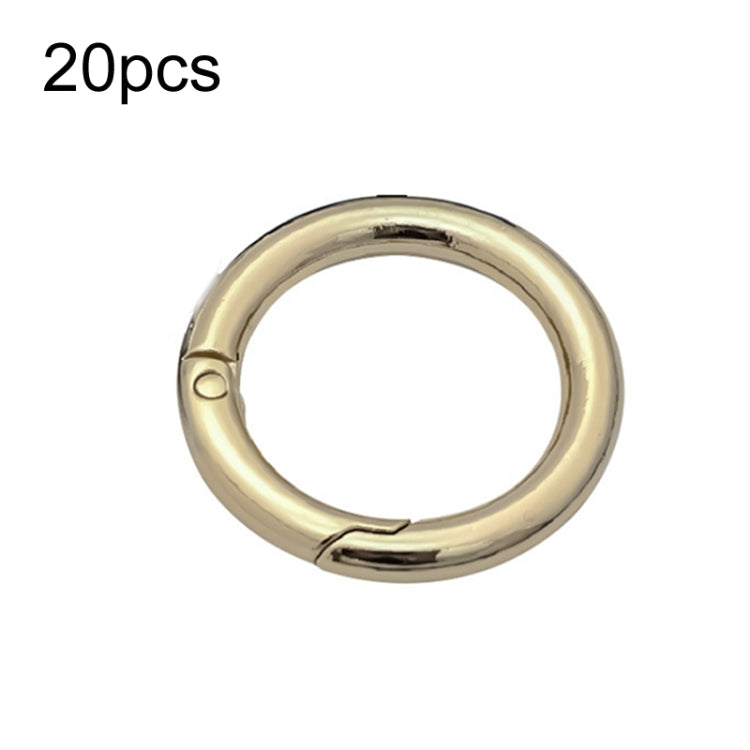 20pcs Zinc Alloy Spring Ring Metal Open Bag Webbing Keychain, 3 Points Silver, 4 Points Silver, 1 inch Black, 1 inch Silver, 4 Points Black, Inch 2 Light Gold, Inch 2 Silver, 5 Points Light Gold, 5 Points Black, 5 Points Silver, 6 Points Light Gold    ...