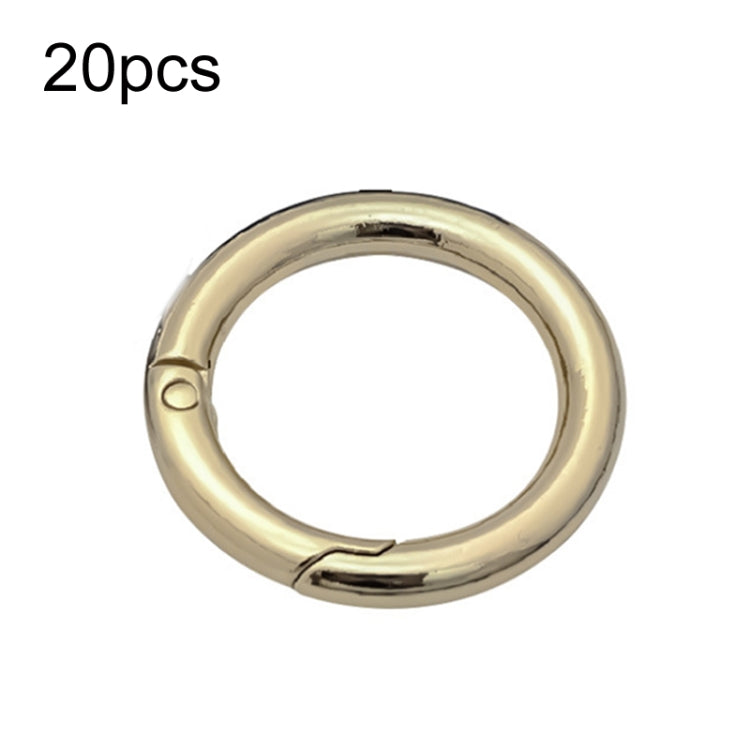 20pcs Zinc Alloy Spring Ring Metal Open Bag Webbing Keychain, 3 Points Silver, 4 Points Silver, 1 inch Black, 1 inch Silver, 4 Points Black, Inch 2 Light Gold, Inch 2 Silver, 5 Points Light Gold, 5 Points Black, 5 Points Silver, 6 Points Light Gold    ...