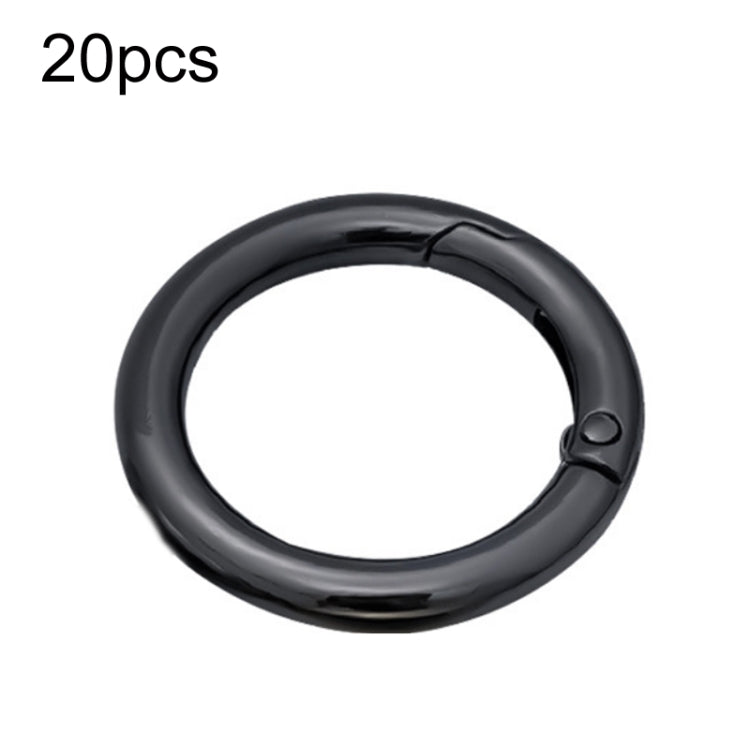 20pcs Zinc Alloy Spring Ring Metal Open Bag Webbing Keychain, 3 Points Silver, 4 Points Silver, 1 inch Black, 1 inch Silver, 4 Points Black, Inch 2 Light Gold, Inch 2 Silver, 5 Points Light Gold, 5 Points Black, 5 Points Silver, 6 Points Light Gold    ...