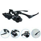 9892G1 Binocular Glass Type Maintenance Magnifyier with LED Light, 9892G1