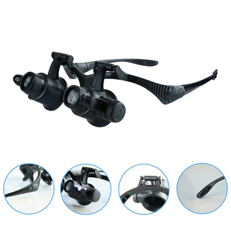 9892G1 Binocular Glass Type Maintenance Magnifyier with LED Light, 9892G1