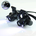 9892G1 Binocular Glass Type Maintenance Magnifyier with LED Light, 9892G1