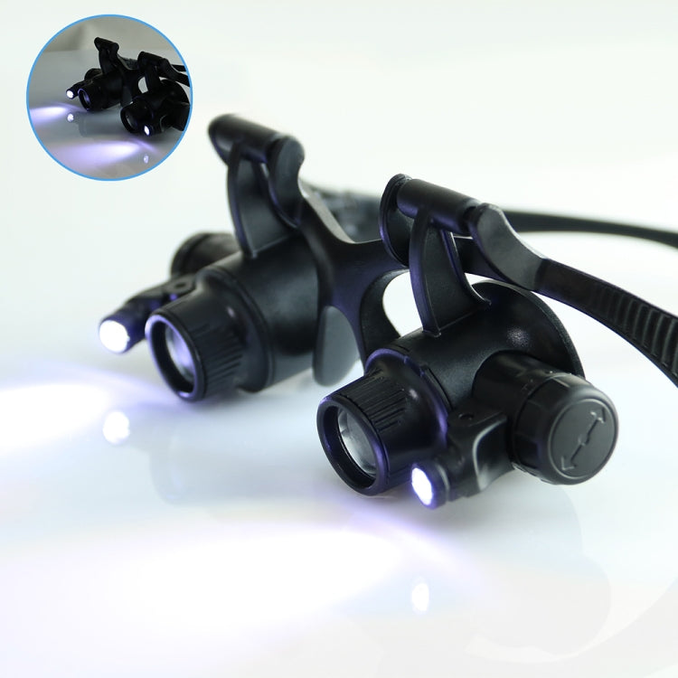 9892G1 Binocular Glass Type Maintenance Magnifyier with LED Light, 9892G1