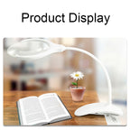 TS-9006 2.25X/5X USB Rechargeable Two-gears Brightness LED Light Desk Magnifier, 2.25X/5X