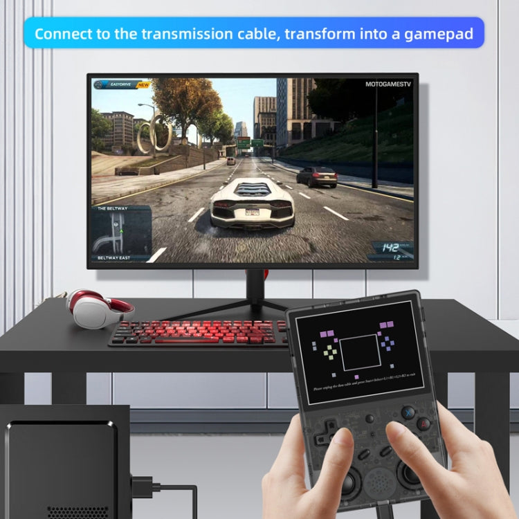 RG353V  3.5 Inch Wireless Game Box Android 11 Linux OS Handheld Game Console, Machine Only, 64G 15,000 games, 128G 25000 Games, 256G 35000 Games