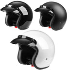 BYB 701 All Seasons Retro Motorcycle Helmet, M, L, XL, XXL