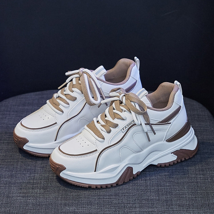 Leather Spring Breathable Wear-resistant Non-slip Casual Sports Shoes, 35, 36, 37, 38, 39, 40