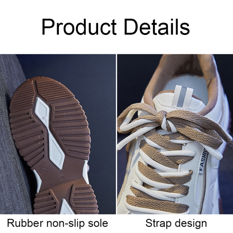 Leather Spring Breathable Wear-resistant Non-slip Casual Sports Shoes, 35, 36, 37, 38, 39, 40