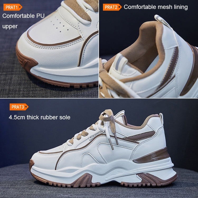 Leather Spring Breathable Wear-resistant Non-slip Casual Sports Shoes, 35, 36, 37, 38, 39, 40