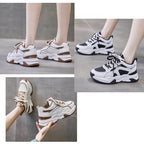 Leather Spring Breathable Wear-resistant Non-slip Casual Sports Shoes, 35, 36, 37, 38, 39, 40
